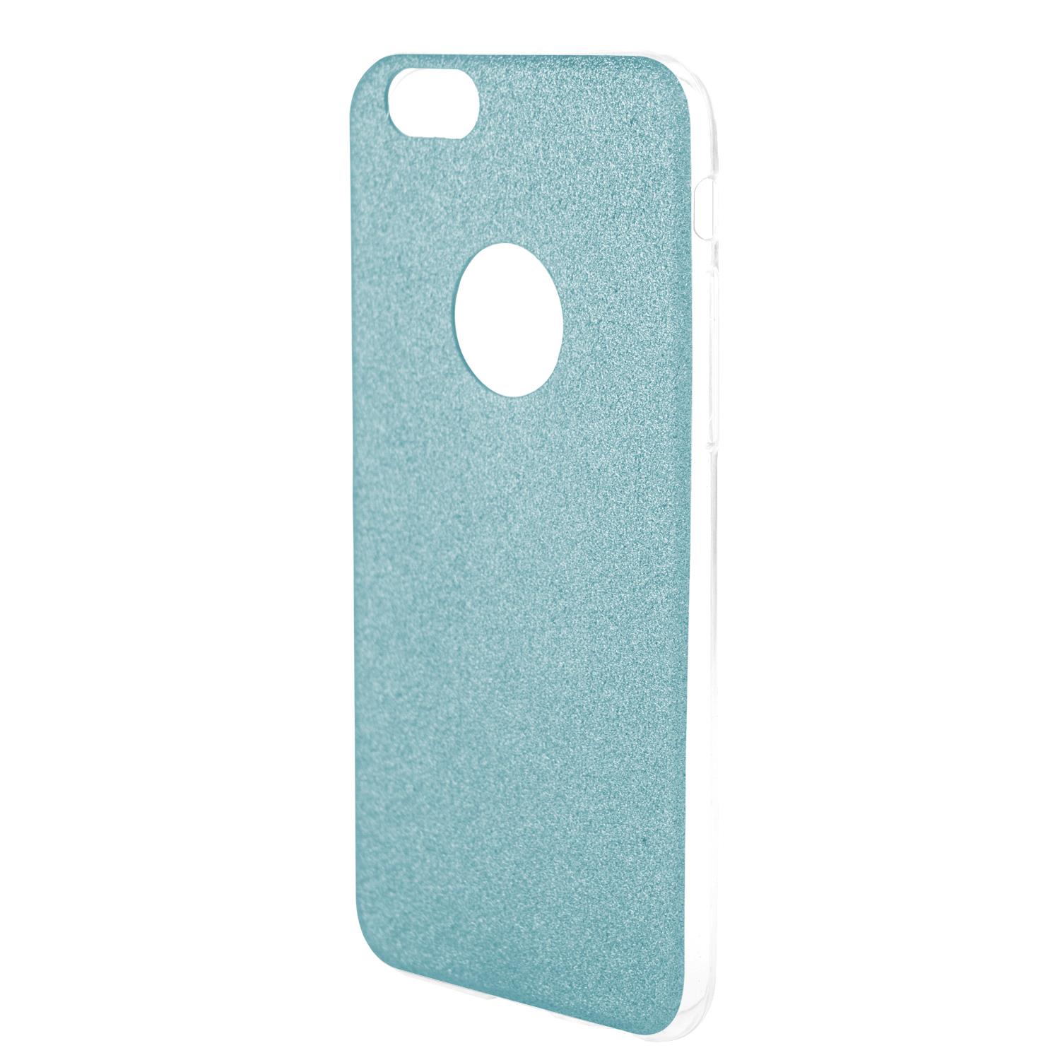 AREA Custodia cover per iPhone 6 / 6S Area Gummy azzurro glitter